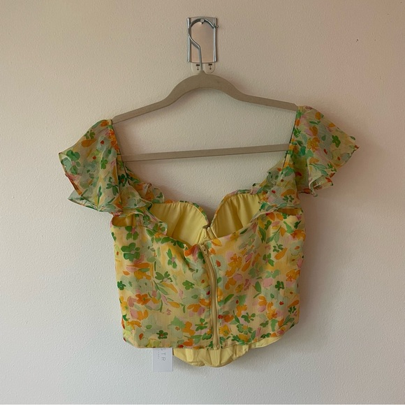 Corazon Floral Bustier Top - Picture 6 of 8